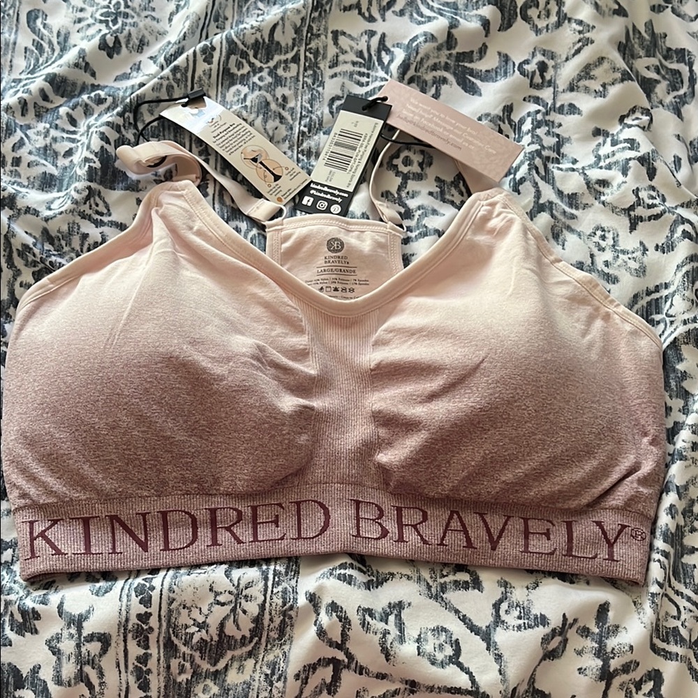 Kindred Bravely Pink Ombre Sublime Pumping and Nursing Bra
